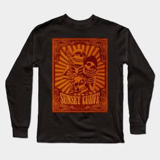 SUNSET CURVE ROCK BAND (POSTER VERSION) #3 Long Sleeve T-Shirt